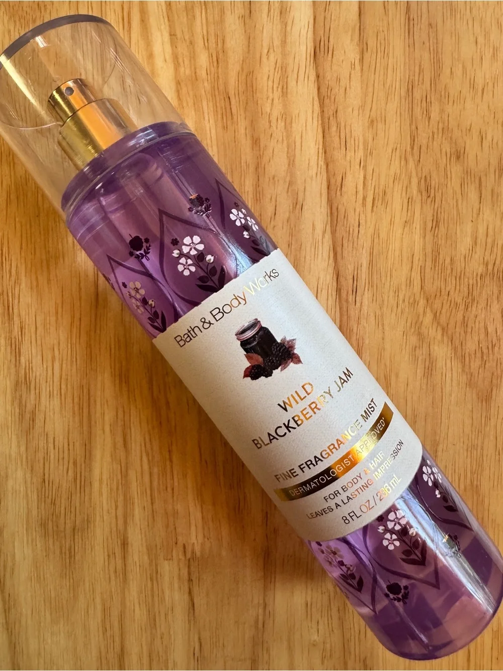 Bath & Body Works Wild Blackberry Jam Fine Fragrance Mist - Purple